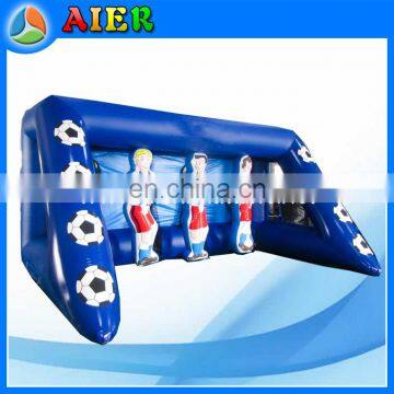 Blue Inflatable football Goal Gate for carnival event