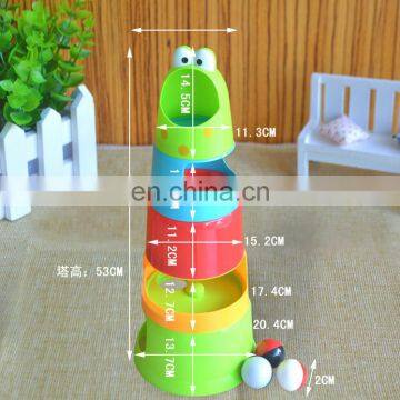 Cartoon Plastic Stacking Toys Educational Baby Game photo-2