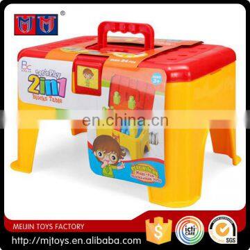 Meijin Hot Series Wholesale Educational Toy DIY Brick Chair Beach Chair Plastic Toy for Kids photo-2