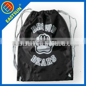 Black cotton sports String shopping bag