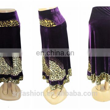 European casual latest fashion maxi lady skirts