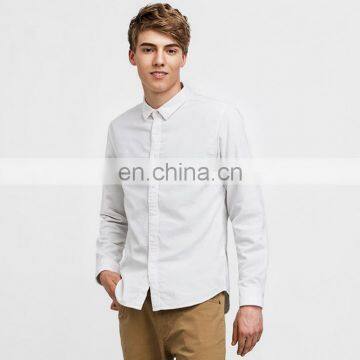 T-MSS544 Men Long Sleeve Navy Blue 100% Cotton Corduroy Dress Shirt photo-3