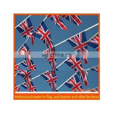 UK polyster triangle bunting banner