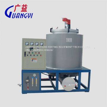 vacuum calciner for clean polymer from filter and mold