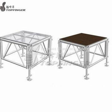 Collapsible Theme Concert Folding Stage Used Intelli Stage Lite Deck Platforms 4ftx4ft