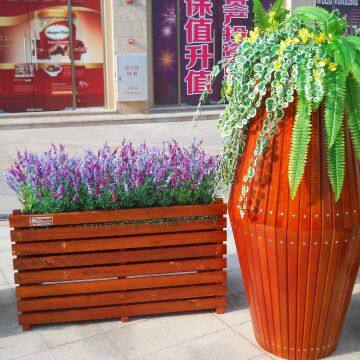 Holiday Village Square Outdoor Flower Boxes Waterproof