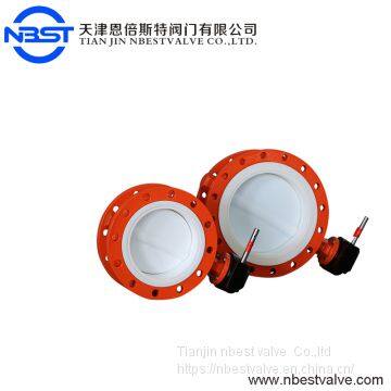 D341f-10c With Replaceable Ptfe Seat Double Flanged Gear Op Butterfly Valve photo-3