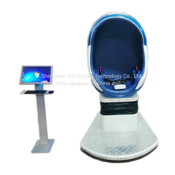 Electric Single Seats 9D Egg Cinema Machine Simulator For Shopping Mall