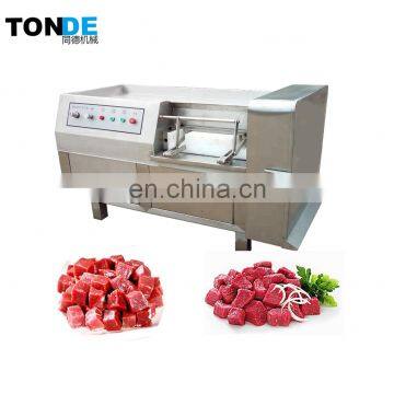 Good quality frozen meat cube cutting machine/meat slicer strip cutting machine