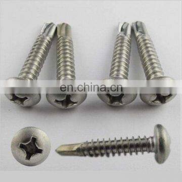 Stainless steel full thread torx pan head self drilling screw