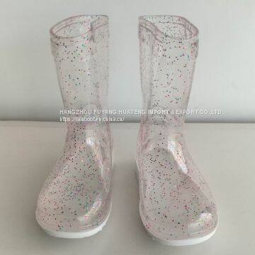 Multicolour Kid Boots, Children Transparent Rain Boot, Kid 100%Transparent Boots,Cheap Child Boots photo-5
