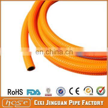 9mm Orange PVC Gas Hose, Flexible Heat Resistant Hose 10mm PVC Pipe, PVC LPG Gas Hose Pipe