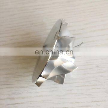 GT15 - 25 40.10/52.19мм 6 + 6 лезвий 436131 - 0001 турбина из слитого металла/фрезерованная/из алюминия 2618 с высокой производительностью, колесо компрессора photo-4