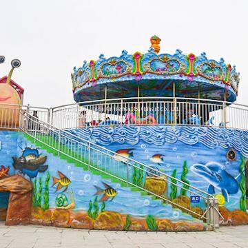 Amusement Park Carousel Ocean Theme photo-2