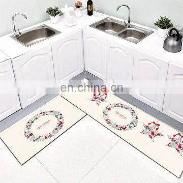 Amazon Christmas Durable Cheap Carpet Floor Mat House Decorations Kitchen Mat