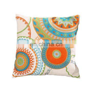 i@home Moroccan style vintage ethnic cotton embroidered sofa car pillow cushion cover