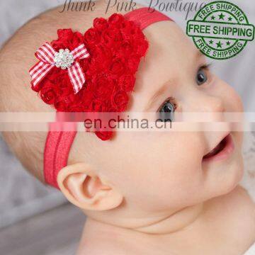 2019 Fashion Children Headwear Kids Hair Bow Heart Pattern Headband Gift Kids Hair Band FREE SHIPPING Valentine's Day photo-3