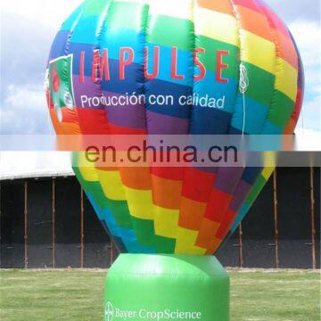 Customized Outdoor Inflatable Ground Balloon Colorful Hot Air Balloon For Promotion photo-6