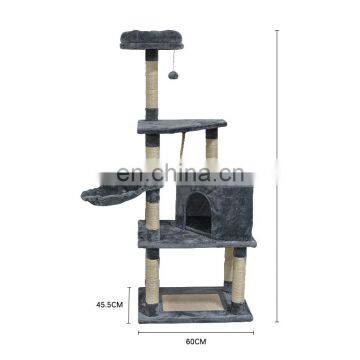 Wooden Sisal Oem Manufacturer Wholesale Customized Design Large Cat Tree House Pet Scratcher Bucket Cat Tree Cat Furniture photo-5