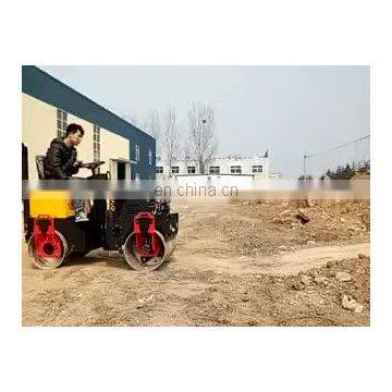 5% off CE certified hydraulic ride on tandem roller compactor with impact force of approximately 3 ton