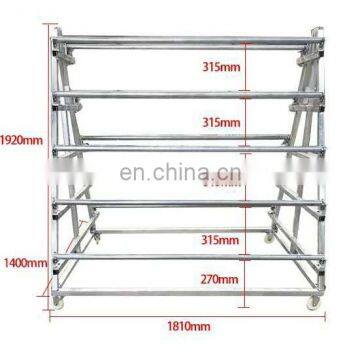 PVC film placement rack