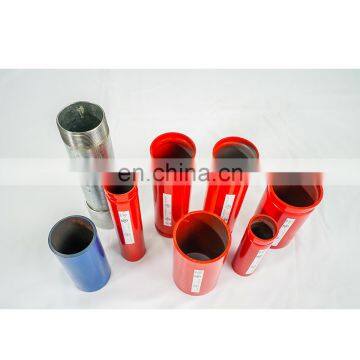 4" Galvanized Red Epoxy Welded Steel Pipe Thread End ASTM A795 SCH 40 photo-2
