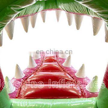 Air Castle Inflatable Crocodile Bouncer Castles Kids Jump Bounce House With Slide photo-6