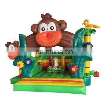 Childhood Inflatable Monkey Jumper Bouncer Kids Children Outdoor Jumping Zoo Bouncy Castle For Sale photo-2