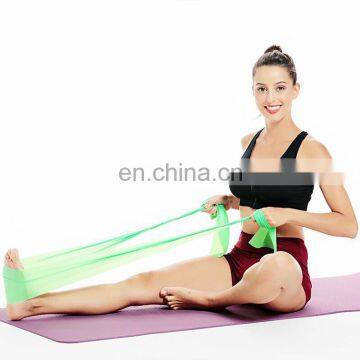 Fitness Equipment Custom Logo Rubber Material Elastic Sports Resistance Bands photo-2