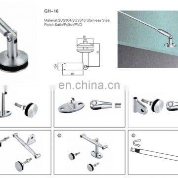Wholesale Durable Glass Canopy Shade Awning With Stainless Steel SUS304 316 Satin Polish photo-4