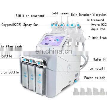 W05X H2O2 Hydra Dermabrasion Ultrasonic Skin Peeling Hydra Microdermabrasion With RF Lifting Machine