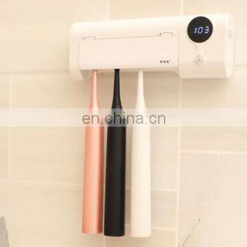 Wall Mounted 360 Ultraviolet Uvc Led Toothbrush Holder Uv Sanitizer Toothbrush Sanitizer Sterilizer