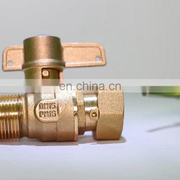 Hot type good quality mechanical Lockable Straight ball Valve