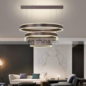 Modern minimalist living room bedroom dining room led chandelier Nordic luxury villa dining bar creative light