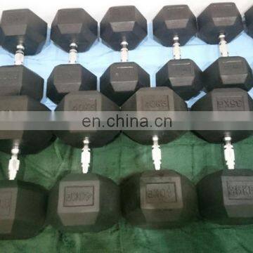 Fixed Rubber Hex Dumbbell Set 1KG-50kg Gym Dumbbells Set