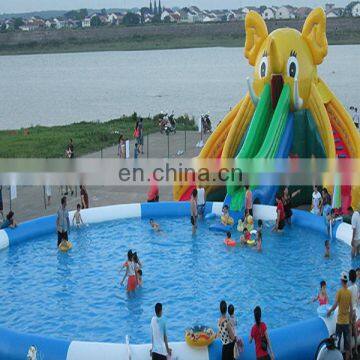 Commercial grade inflatable water swimming pool slides for sale