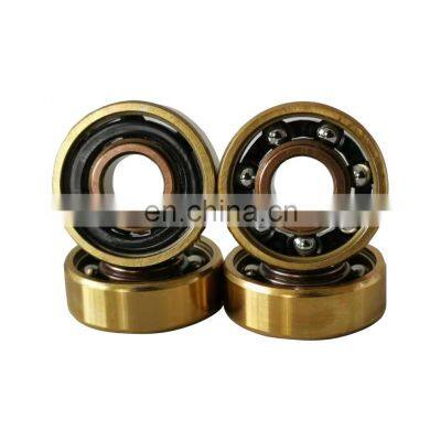 Good Performance Mixed Color Gold-RoseGold Titanium Single Row 608 Deep Groove Linear Ball Bearing