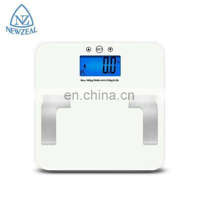 Professional 180kg Accurate Digital White Color Electronic Bathroom Personal Weight Body Fat Scale