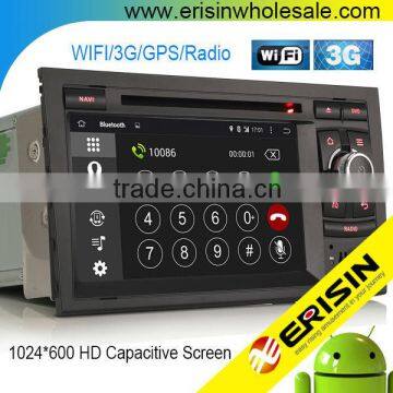 Erisin ES2028A 7" Quad-Core Car DVD Player for Android 4.4.4 A4 RNS-E