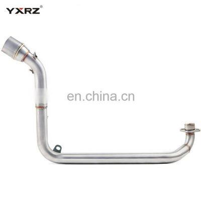Modified Universal Full System Front Middle Link Connect MSX125 Motorcycle Exhaust Pipe photo-3