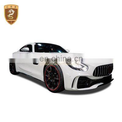 Good Fitment GTR Body Kit For AMG GT GTS Front Rear Bumper Lips With IMP Hood photo-3