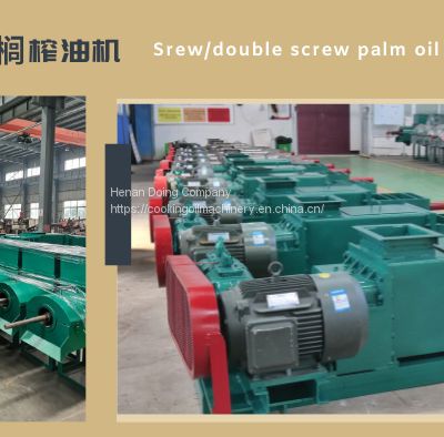 Factory direct sale double screw palm oil press machine