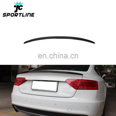 S5 LOOK Carbon Fiber A5 Car Ducktail Spoiler for Audi A5 8T B8 SLine Hatchback 4-Door 09-16