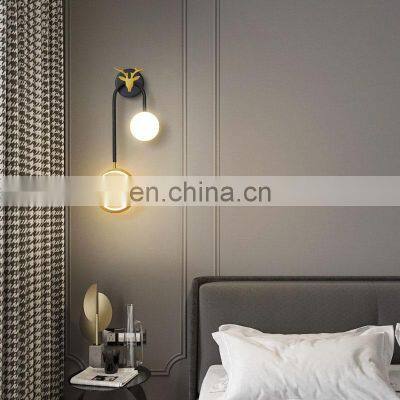 Nordic Light Luxury Modern Minimalist Bedside Led Wall Lamps for Decoration photo-2