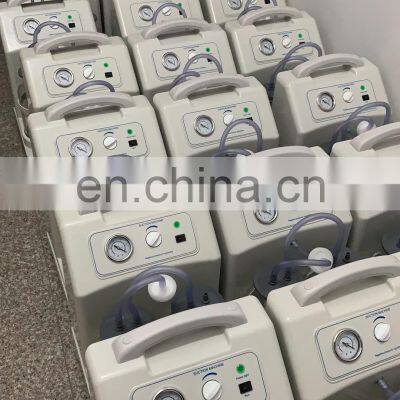 High Quality Portable Medical Electric Suction Apparatus With Two Bottle for Operating Room