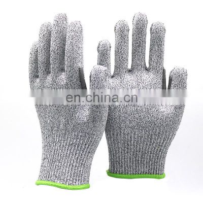 HY Anti cut resistant gloves level 5  HPPE Glove for kitchen