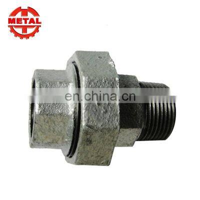 China applied Galvanized Black malleable iron pipe fittings