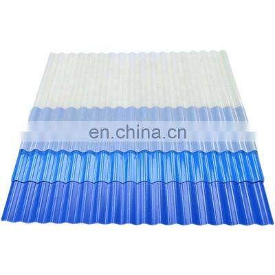 House thermal insulation greenhouse canopy white blue wavy pvc synthetic resin tiles customizable manufacturers wholesale