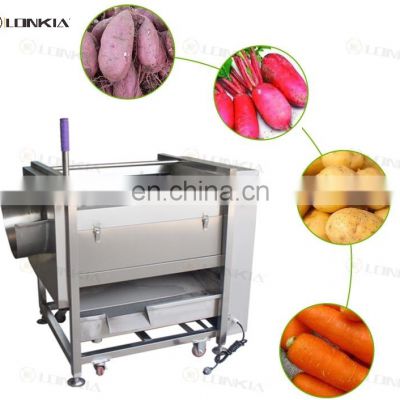 Industry  Automatic Potato Peeler Washer Machine 150KG 200KG  Taro Brush Roller Washing Machine