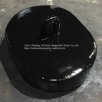 Concrete Mooring Sinker / Cast Iron Mooring Sinkers for Mooring System 2 Ton